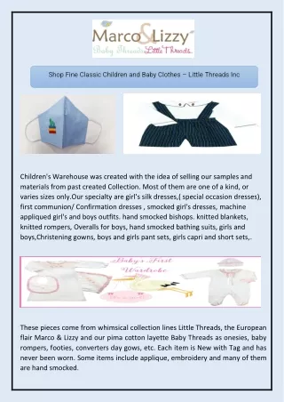 shop fine classic children and baby clothes