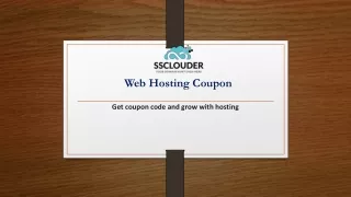 Web Hosting Coupon