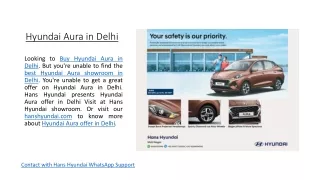 Hyundai Aura in Delhi