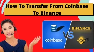 How To Transfer From Coinbas To Binance