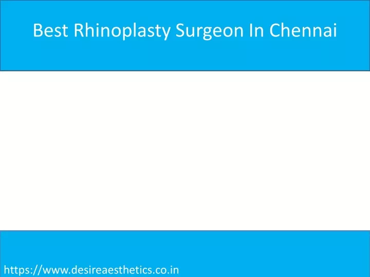 best rhinoplasty surgeon in chennai