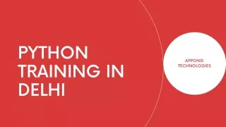 python training in delhi