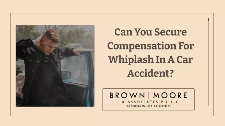 can you secure compensation for whiplash