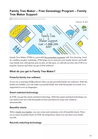 Family Tree Maker  Free Genealogy Program  Family Tree Maker Support