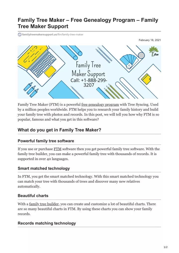 family tree maker free genealogy program family