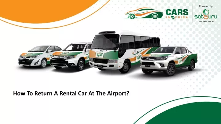 how to return a rental car at the airport