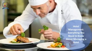 Hotel Management Everything You Need to Know About Managing a Hotel