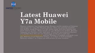 latest huawei y7a mobile