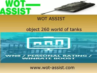 object 260 world of tanks