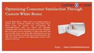 optimizing consumer satisfaction through custom