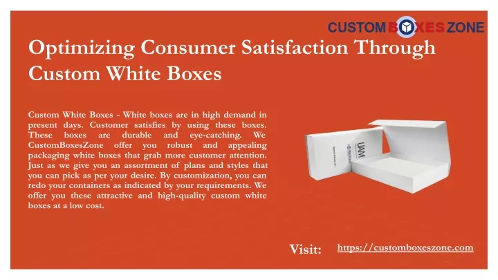 optimizing consumer satisfaction through custom