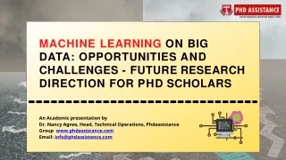 machine learning on big data opportunities