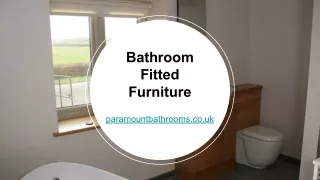 Bathroom Fitted Furniture