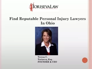 Find Reputable Personal Injury Lawyers In Ohio