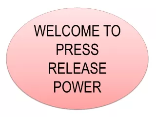 welcome to press release power