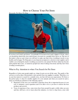 how to choose your pet store keywords pet store
