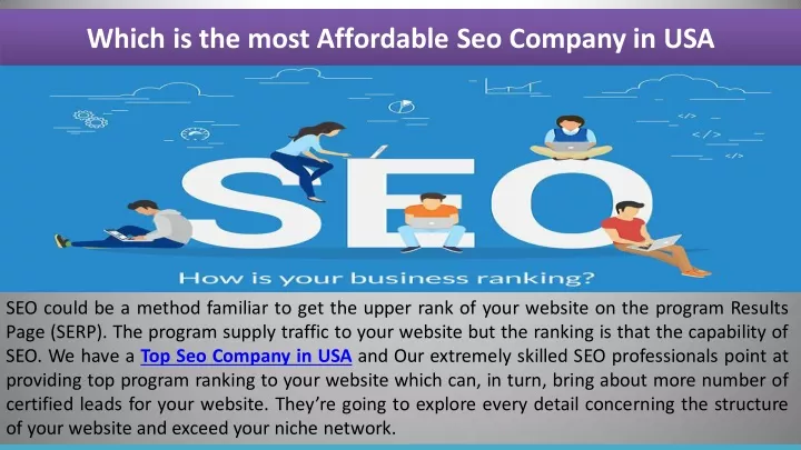 which is the most affordable seo company in usa