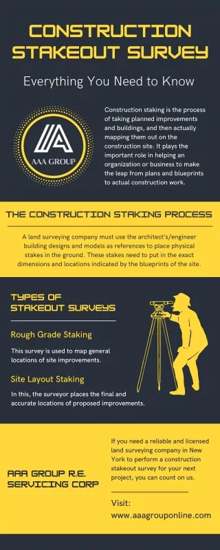 construction stakeout survey