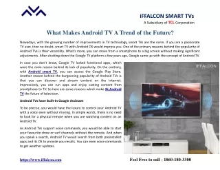 iffalcon smart tvs