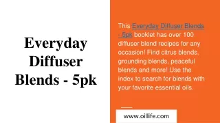 everyday diffuser blends 5pk