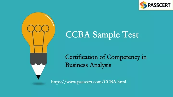 ccba sample test ccba sample test