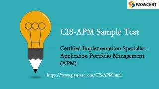 cis apm sample test cis apm sample test