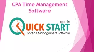cpa t ime m anagement s oftware