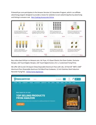 primeairfryer com participates in the amazon