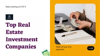 Top Real Estate Investment Companies