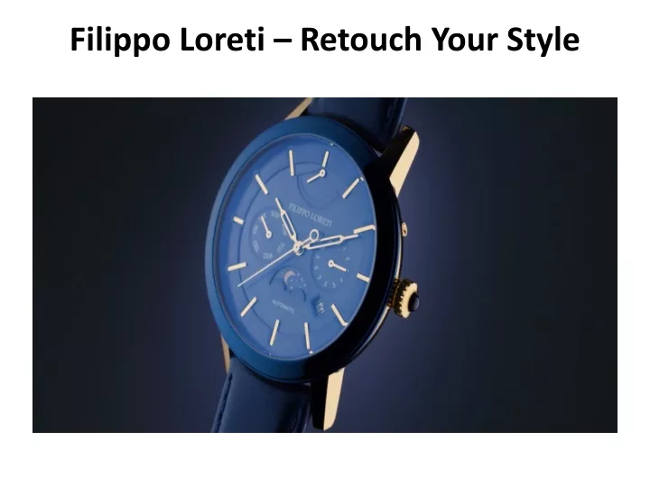 filippo loreti retouch your style