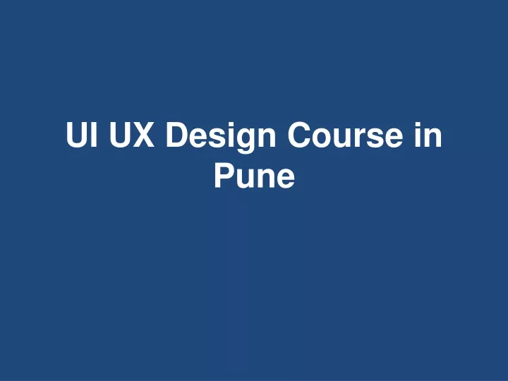 ui ux design course in pune