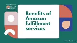 Benefits of Amazon fulfillment services