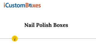 nail polish boxes