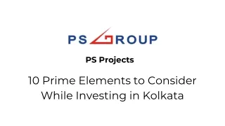 10 prime elements to consider while investing in kolkata