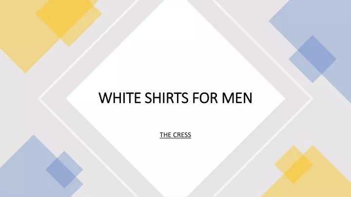 white shirts for men