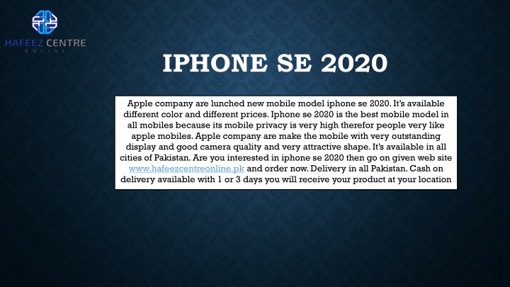 iphone se 2020