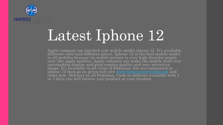 latest iphone 12