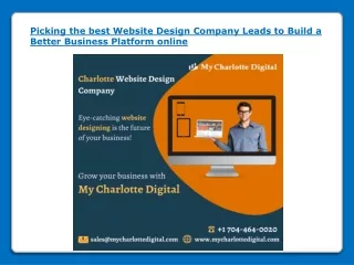 Picking the best Website Design Company Leads to Build a Better Business Platform online
