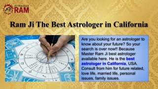 Ram Ji The Best Astrologer in California