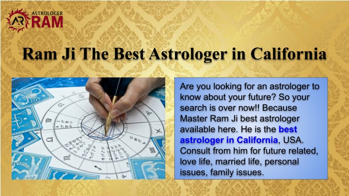 ram ji the best astrologer in california