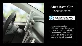 Must have Car Accessories