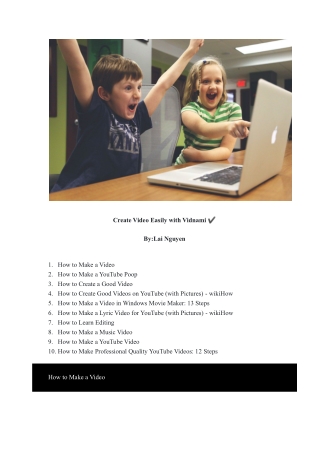 Create Video Easily with Vidnami ✔️