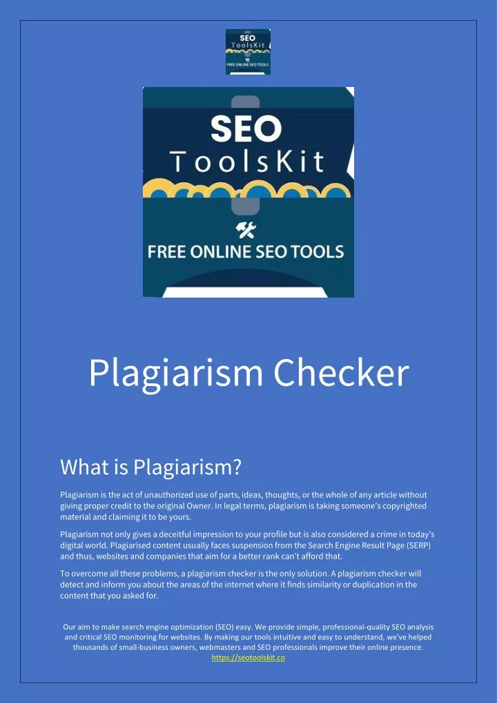 plagiarism checker for presentation