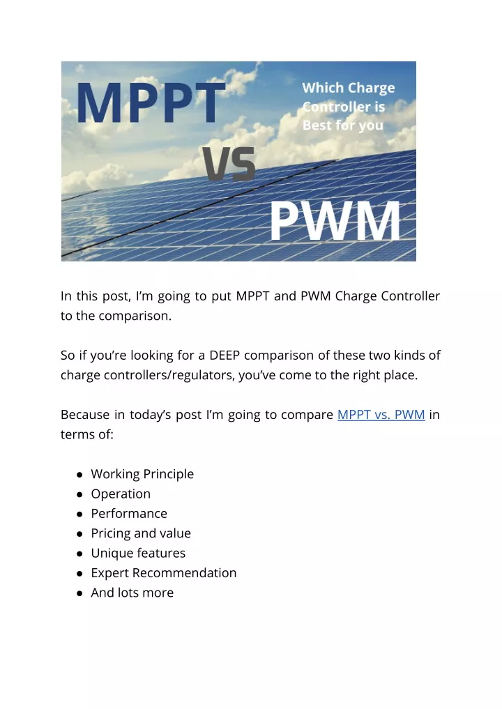 in this post i m going to put mppt and pwm charge