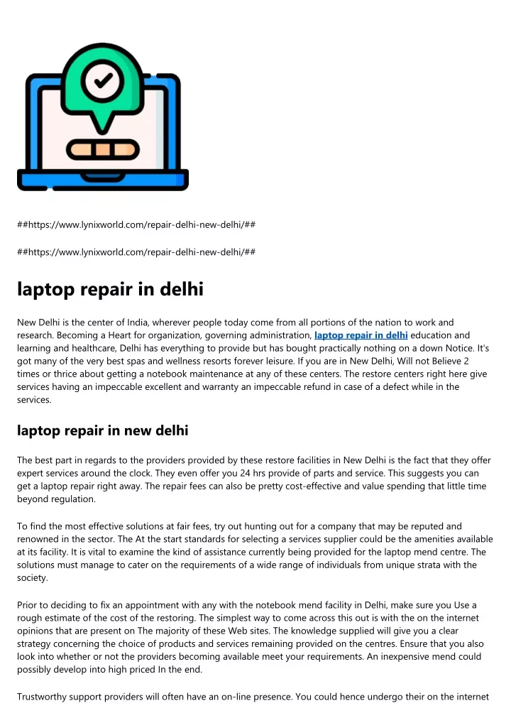 https www lynixworld com repair delhi new delhi