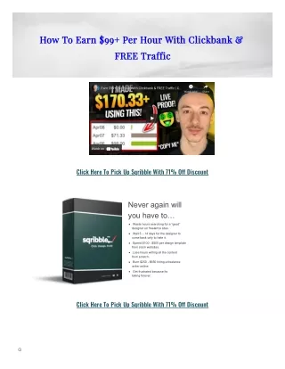 how to earn 99 per hour with clickbank free