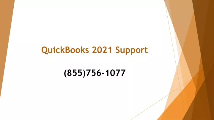 PPT - QuickBooks 2021 Support PowerPoint Presentation, Free Download ...