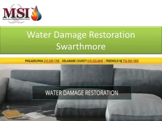 water damage restoration swarthmore