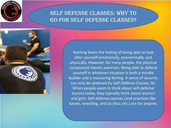 self defense classes why to go for self defense