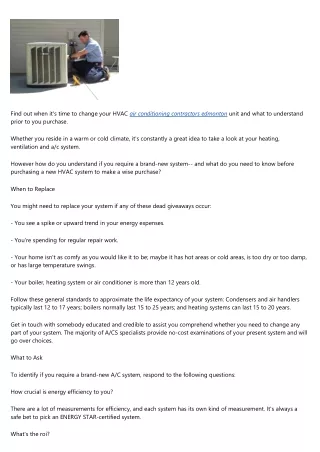 find out when it s time to change your hvac